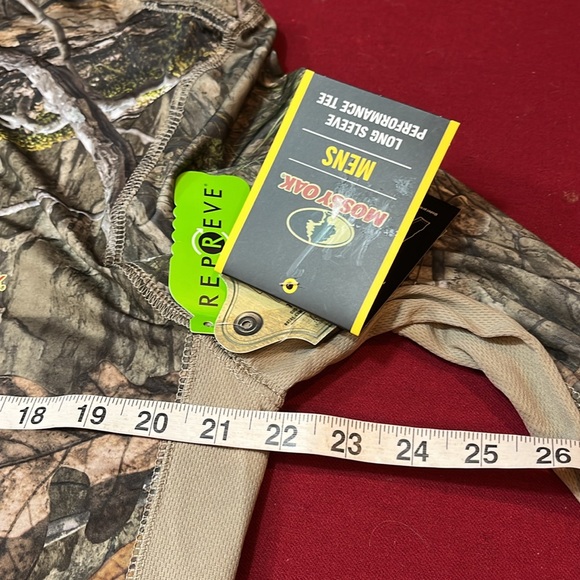 NEW L Mossy Oak Country DNA Long Slv Tee CAMO shirt scent ctrl UPF 30 wicking L - Picture 10 of 16